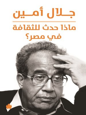 cover image of ماذا حدث للثقافة في مصر